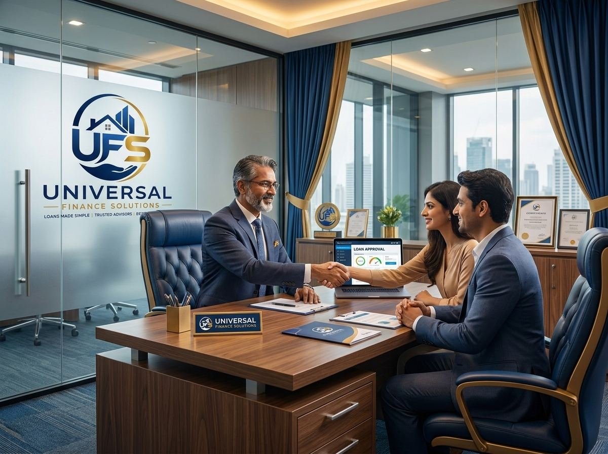 Advisor welcoming a client to discuss a personal loan